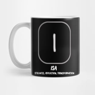 The nordic rune Isa Mug